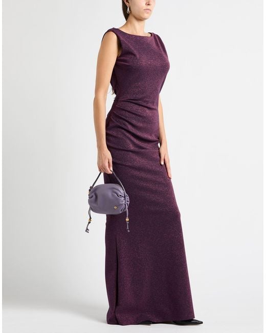 La Petite Robe Di Chiara Boni Purple Maxi Dress