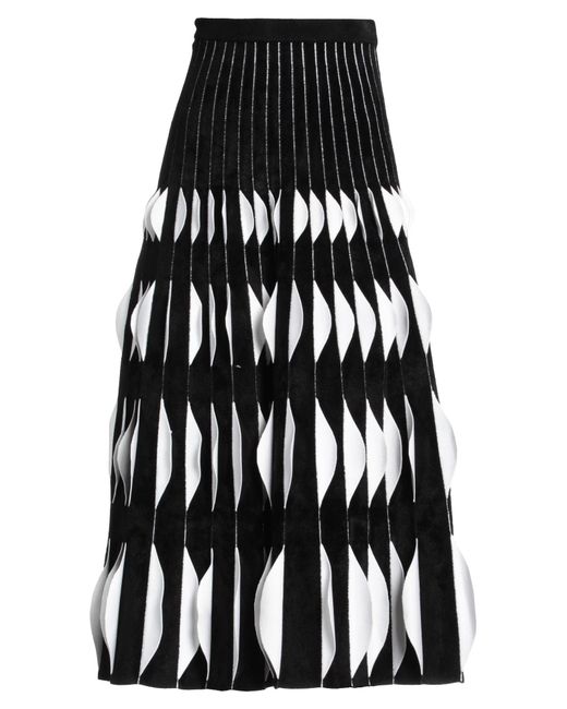 Alaïa Maxi Skirt in Black | Lyst