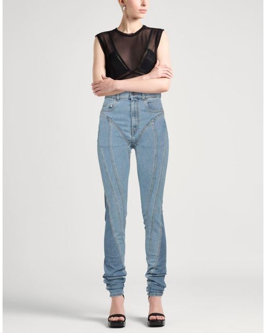Mugler Blue Jeans