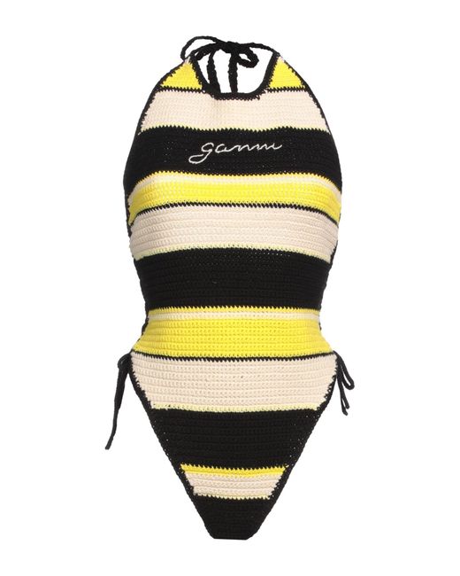 Ganni Yellow One-piece Swimsuit