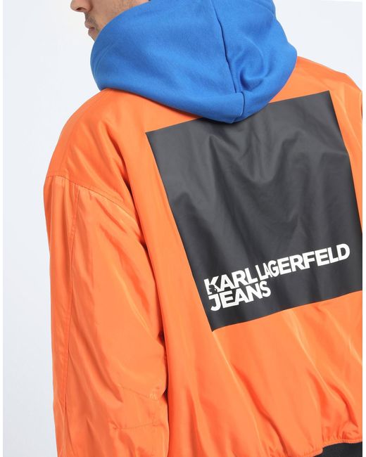 Karl Lagerfeld Jacke & Anorak in Orange für Herren