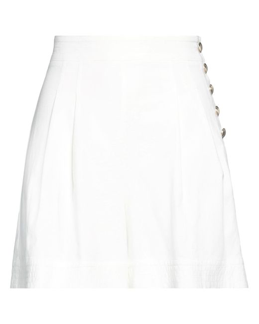 iBlues White Shorts & Bermuda Shorts