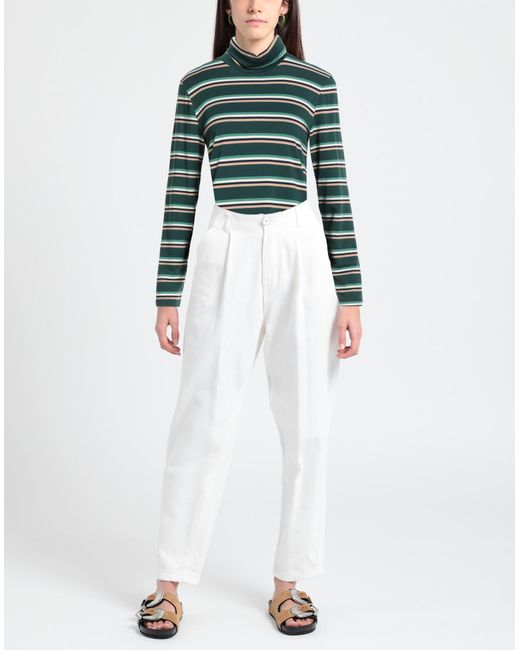 Shirtaporter Green T-Shirt Viscose, Polyester, Elastane
