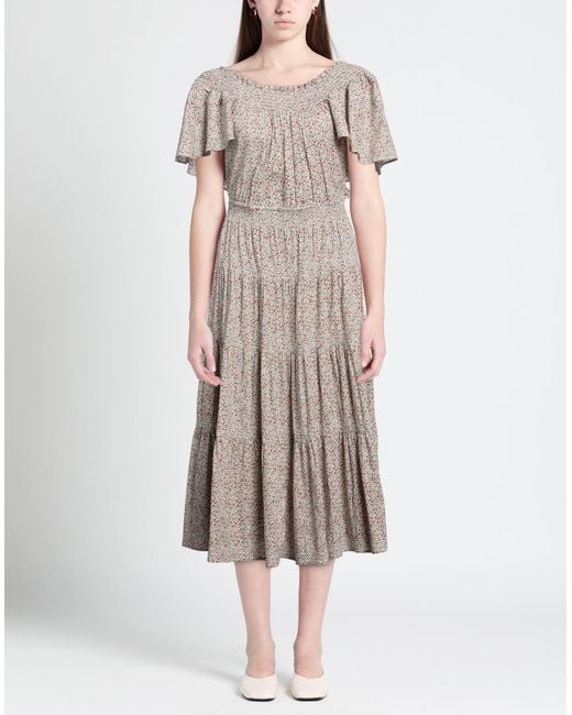 The Great Natural Midi-Kleid