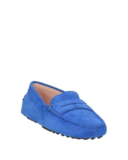 Tod's Blue Loafers