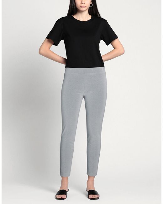 Joseph Ribkoff Gray Pants Polyester, Elastane