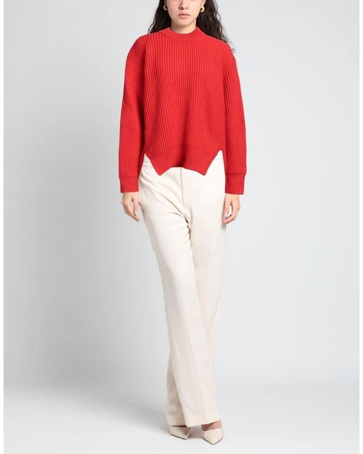 Jil Sander Red Sweater