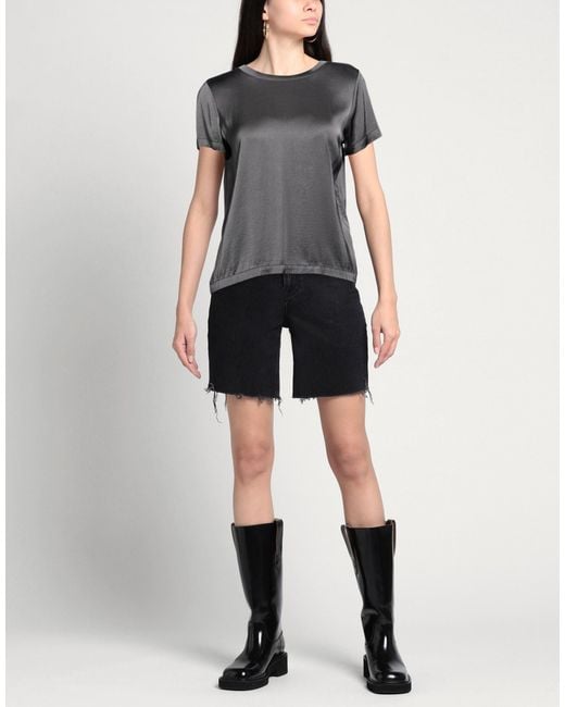 ViCOLO Gray Charcoal Top Viscose, Elastane