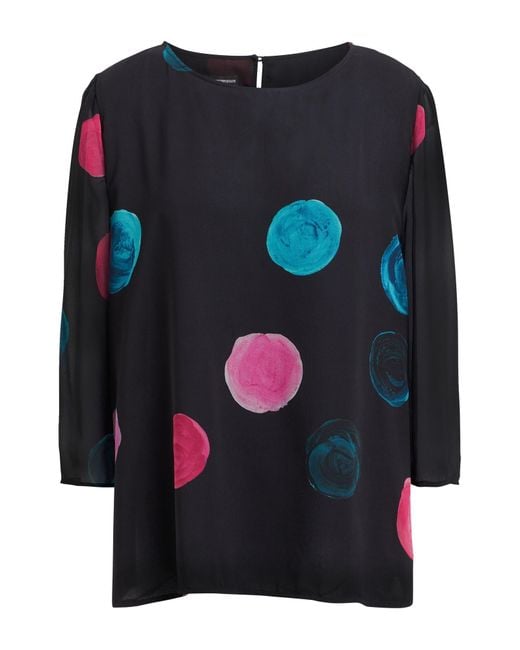 Emporio Armani Blue Top Polyester