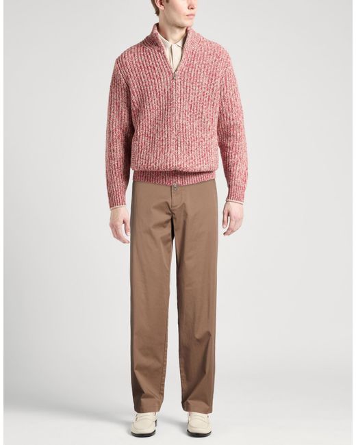 Theory Brown Pants Cotton, Tencel, Elastane for men