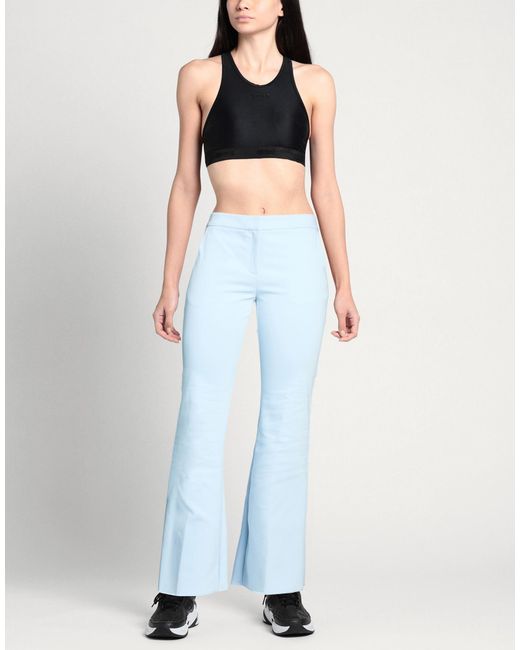 Marella Blue Pants Cotton, Polyamide, Elastane