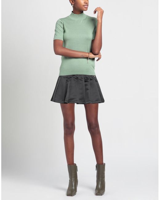 BROGNANO Gray Mini Skirt