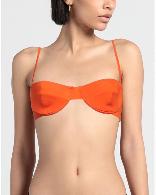 Haight Orange Bikini Top