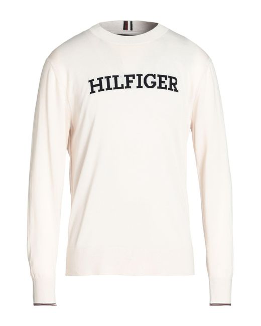 Tommy Hilfiger White Sweater for men