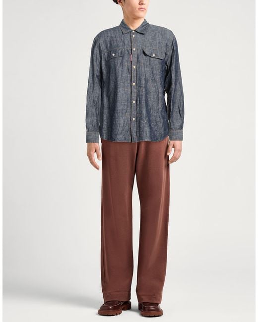 DSquared² Blue Denim Shirts for men