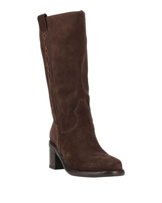 Ash Brown Boot Leather
