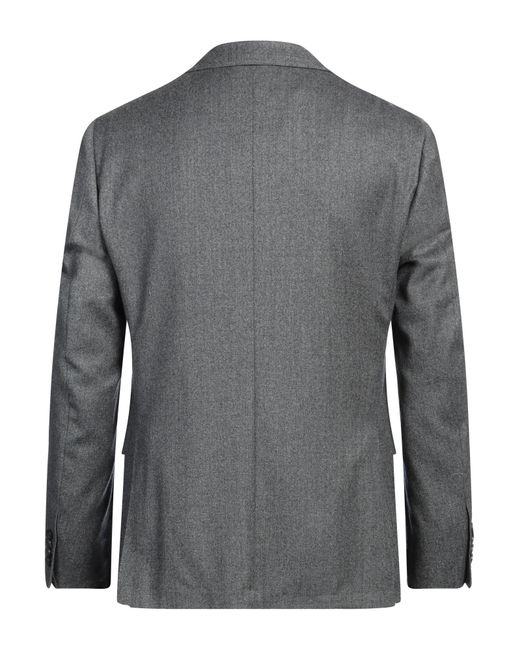 Canali Gray Blazer Wool for men