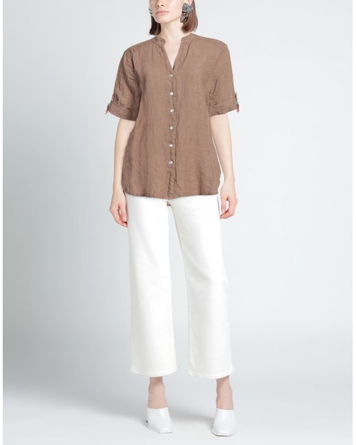 Cashmere Company Brown Shirt