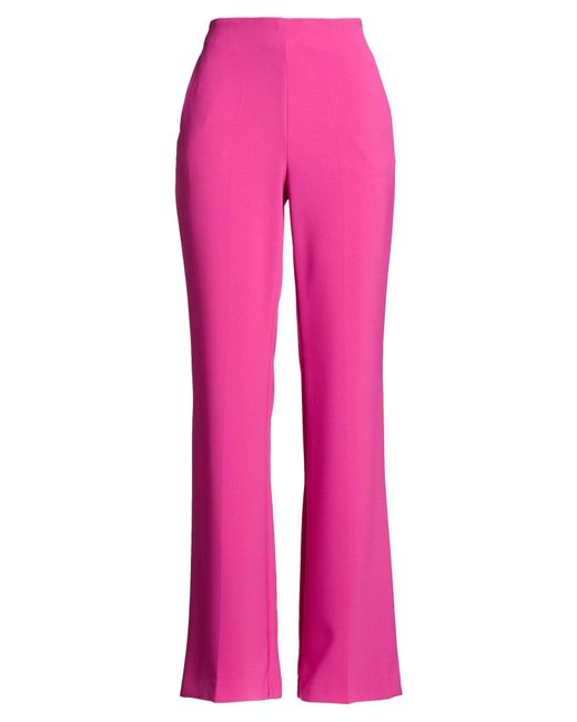 Kaos Pink Fuchsia Pants Polyester, Elastane