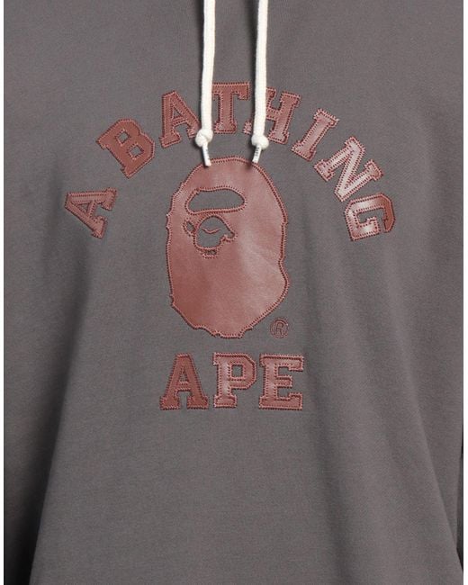 A Bathing Ape Gray Sweatshirt for men