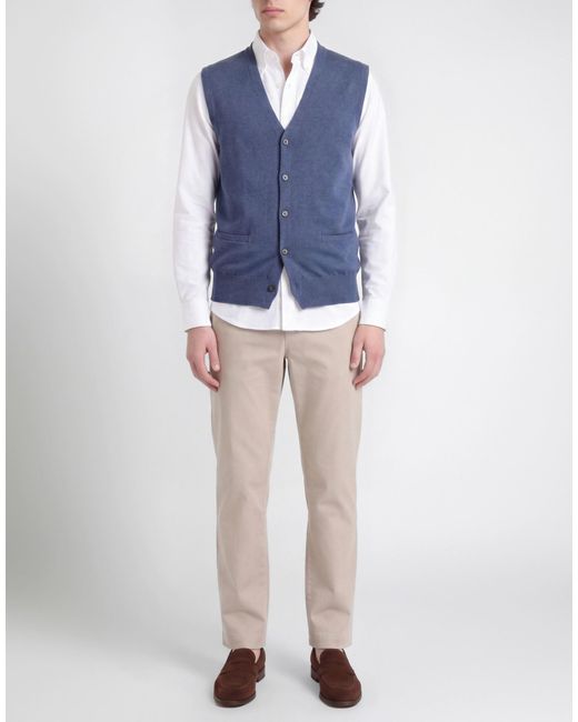 Gran Sasso Blue Cardigan for men