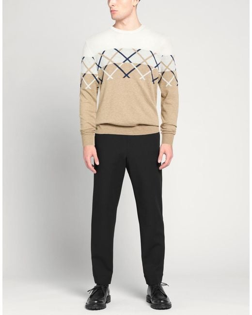 Andrea Fenzi Natural Sweater Linen, Cotton for men