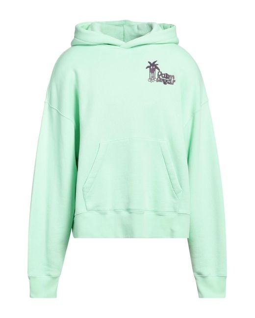 Palm Angels Green Light Sweatshirt Cotton, Elastane for men