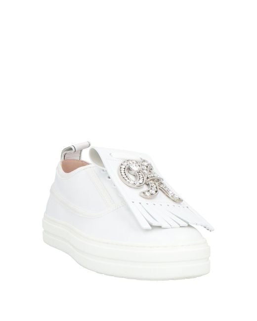 Roger Vivier Natural Sneakers