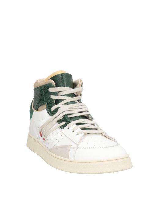 HIDNANDER White Archetypal Sneakers Leather for men