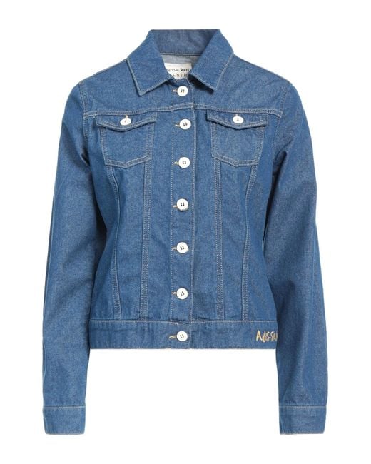 ALESSIA SANTI Blue Denim Outerwear