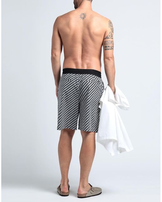 Pantalons de plage Emporio Armani pour homme en coloris Gray