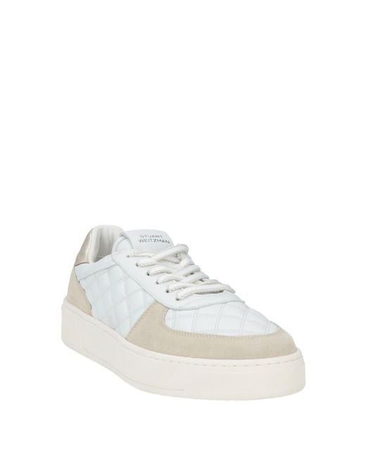 Stuart Weitzman White Sneakers Leather