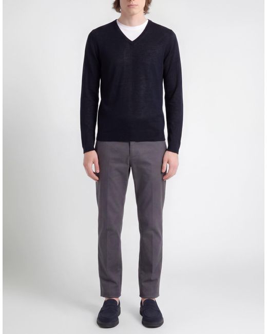 Vneck Pullover in Blue für Herren