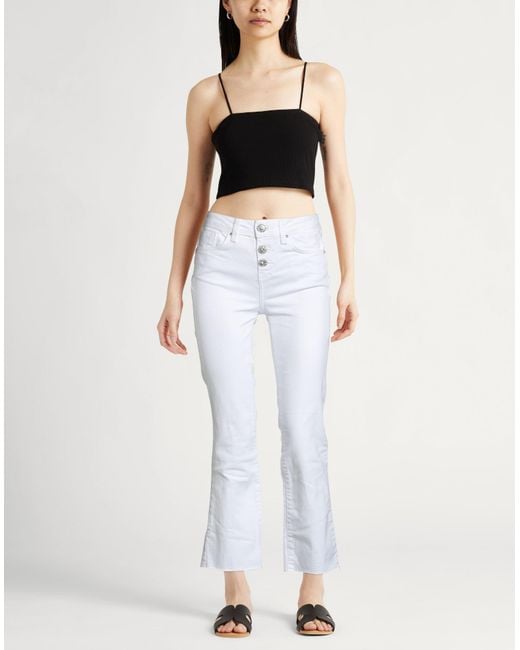 Liu Jo White Jeans Cotton, Elastane