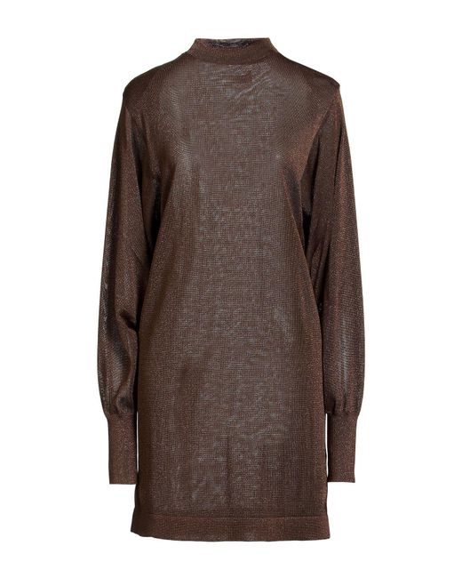 Circus Hotel Brown Mini Dresses