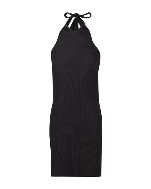 8 by YOOX Black Midi Dress