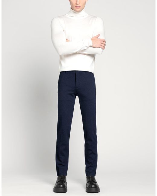 Incotex Blue Pants Cotton, Virgin Wool, Polyester for men