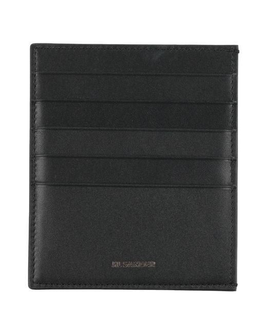 Jil Sander Black Cardholder for men