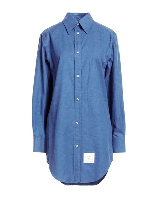 Thom Browne Blue Mini Dress