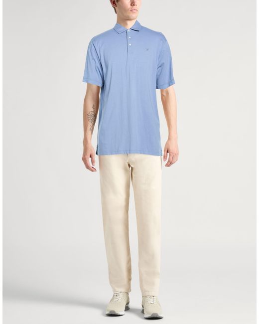 Polo Hackett de hombre de color Blue