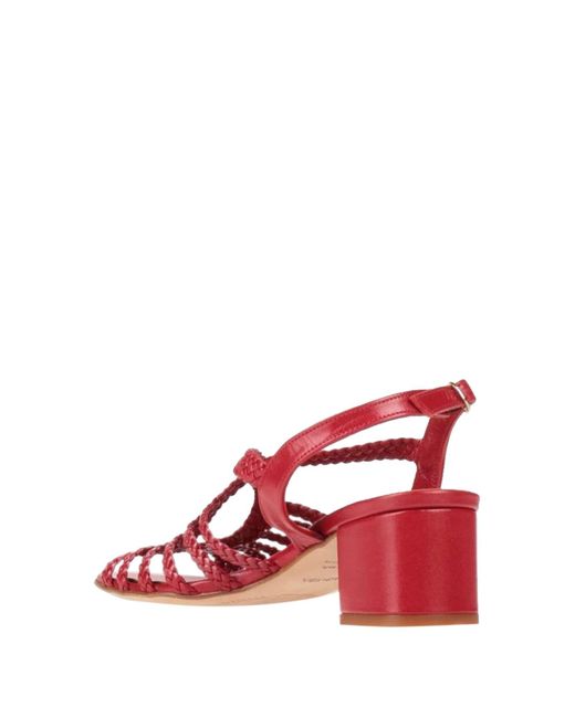 Naguisa Red Sandals