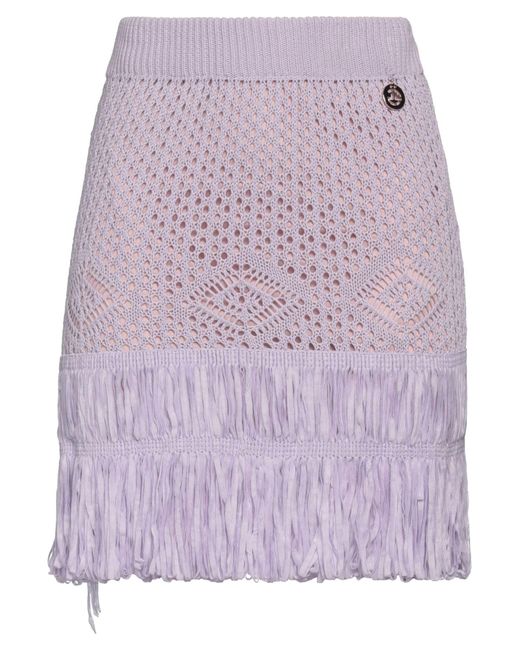 Gaelle Paris Purple Mini Skirt