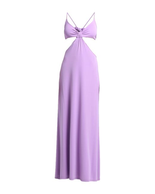 Gina Gorgeous Purple Light Maxi Dress Polyester, Elastane