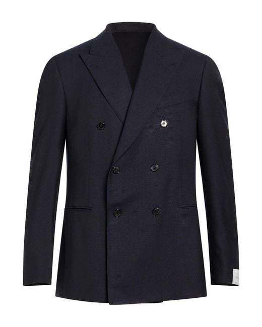 Caruso Blue Blazers for men