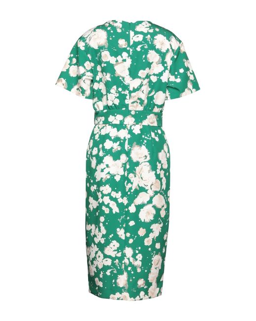 Boutique Moschino Green Midi Dress