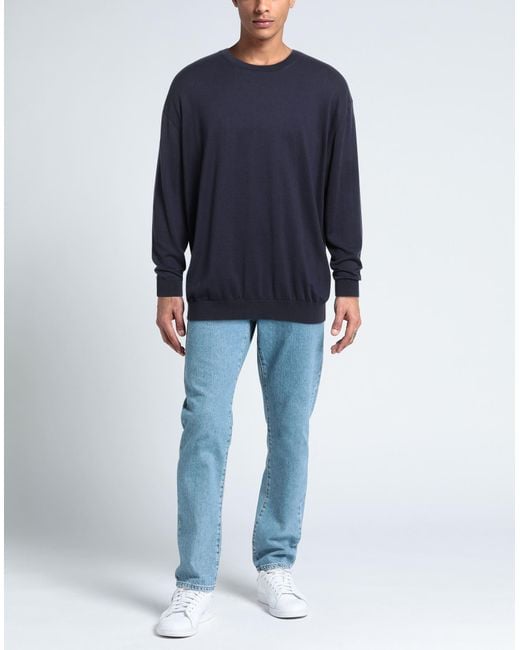 Pullover di FILIPPO DE LAURENTIIS in Blue da Uomo