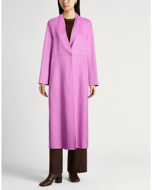 Agnona Pink Coat Cashmere
