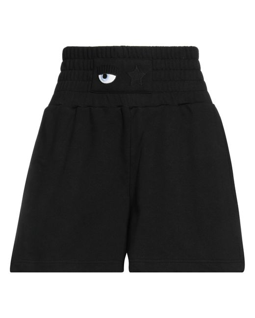 Chiara Ferragni Black Shorts & Bermuda Shorts