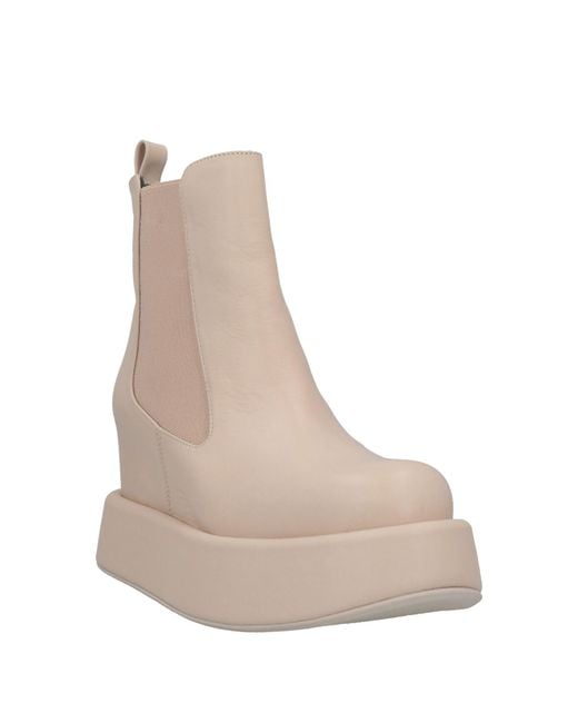 Paloma Barceló Natural Ankle Boots