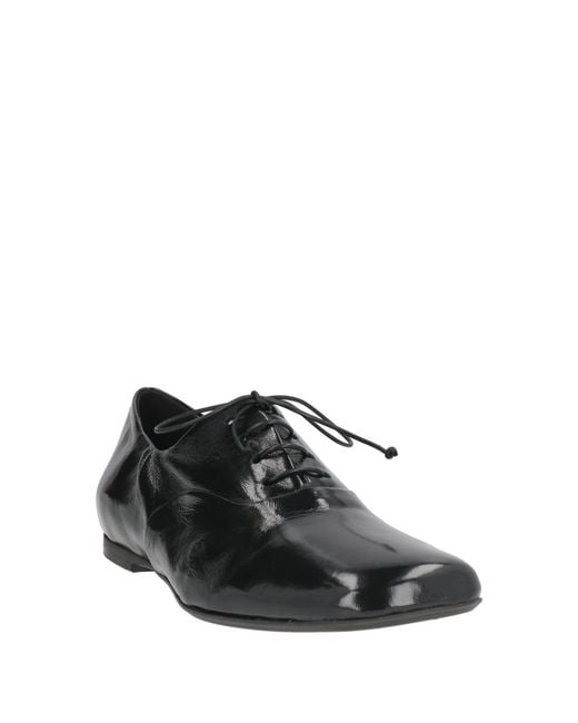 Halmanera Gray Lace-Up Shoes Leather